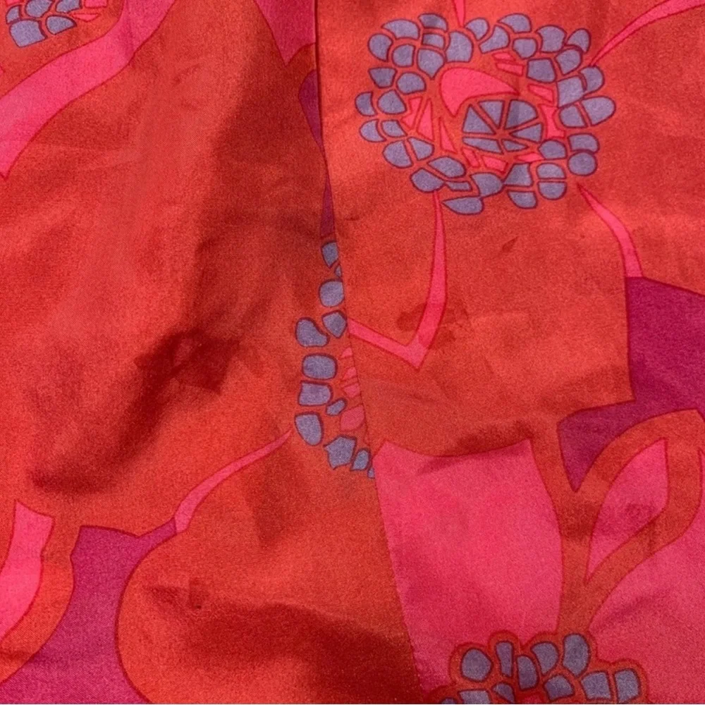 Marc Jacobs Women’s Sz 10 Tulip Bubble Dress Tie Straps Pink Y2K Vtg 100% Silk - Picture 8 of 9